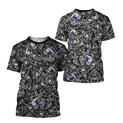 Blue Eyes Skull Unisex T-shirt KL12112201