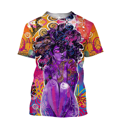 African Strong Girl Unisex Deluxe Hoodie ML