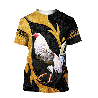 Premium Rooster 3D All Over Printed Unisex Shirts