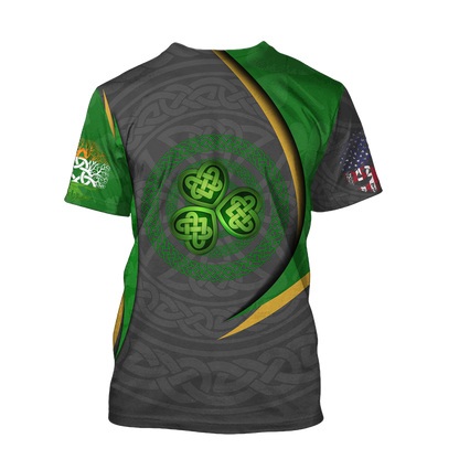 Irish Saint Patrick's Day 3D Printed Unisex Shirts TN