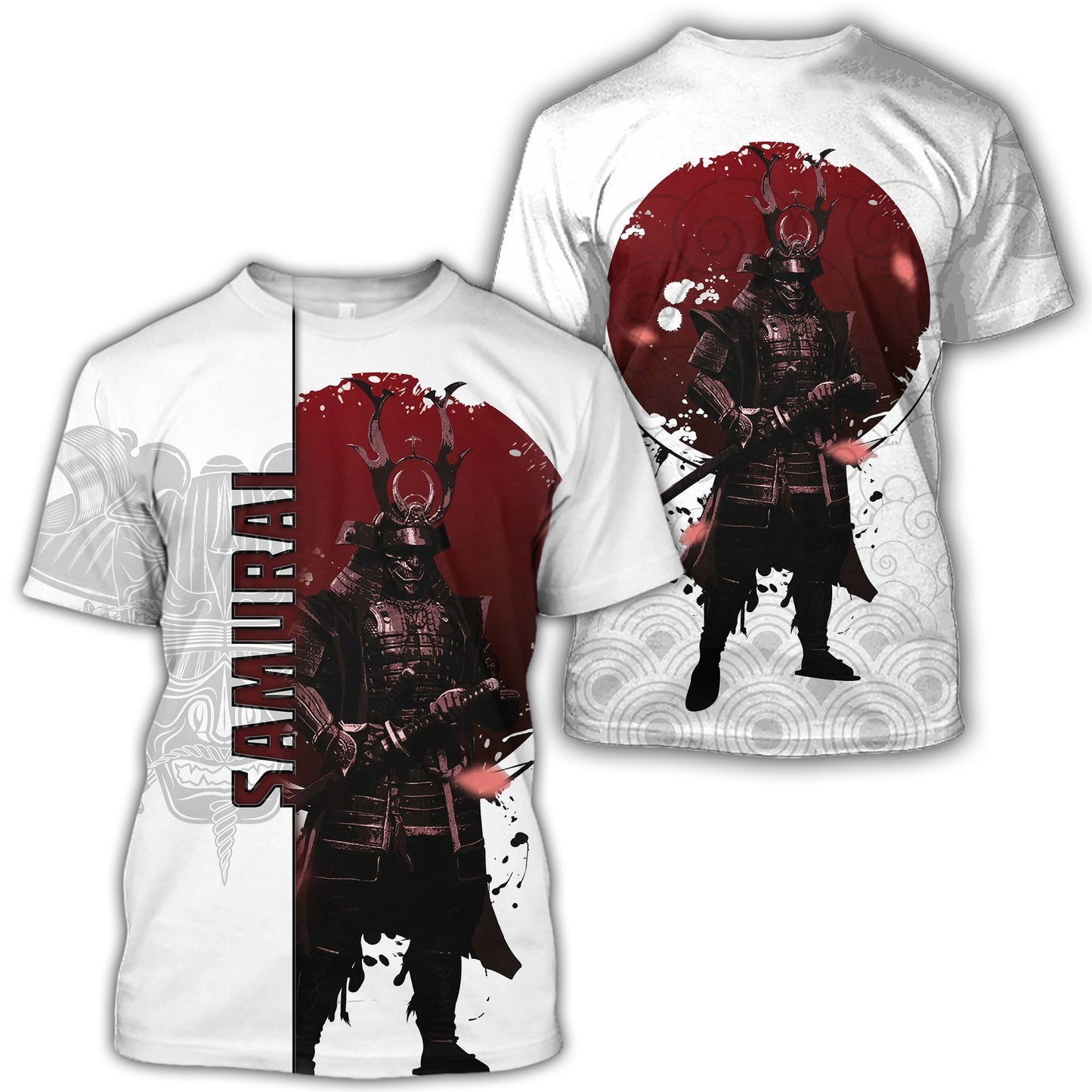 Premium 3D Printed Personalized Samurai Warrior Shirts MEI