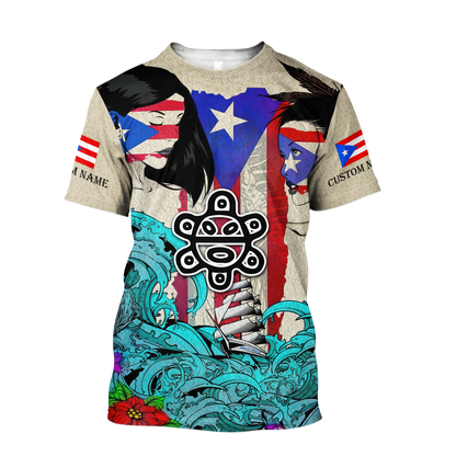 Custom Name Sweet Girls Puerto Rico Hoodie For Men And Women MH16032107