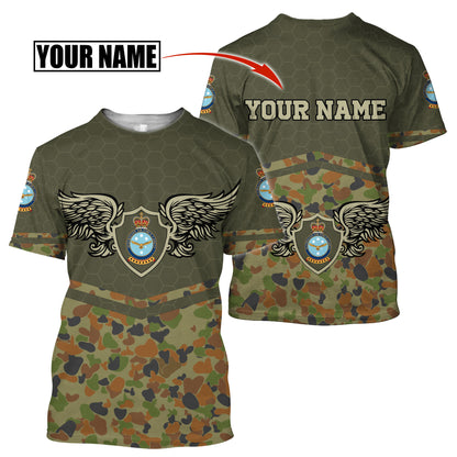 Premium Australian Air Force Camo Anzac Day 3D Printed Hoodie