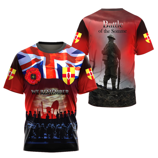 Remembrance Day Lest We Forget 3D All Over Printed Unisex Shirts