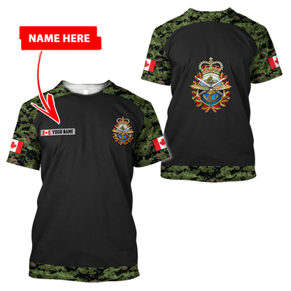 Personalized Name XT Canadian Armed Forces Pullover 3D All Over Printed Shirts PD15032102