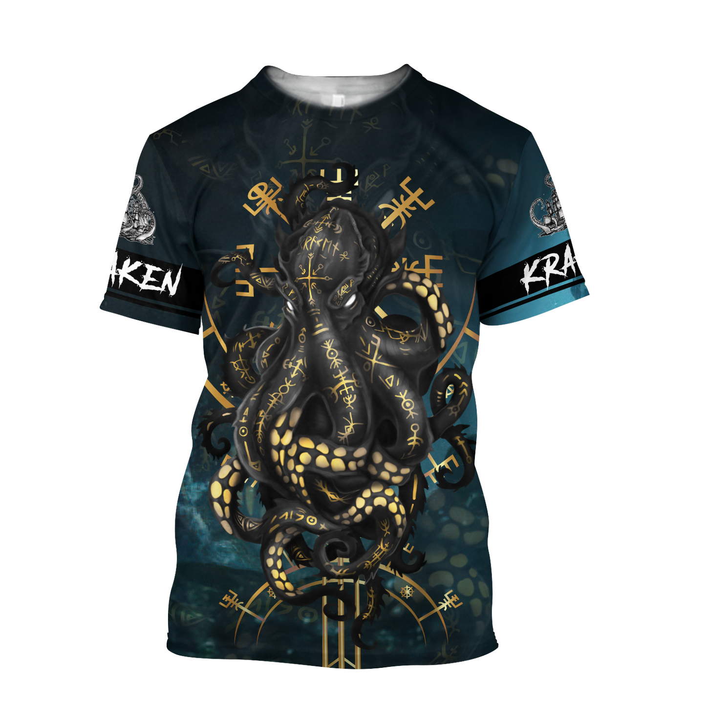Premium Unisex Hoodie Kraken Octopus King of The Seven Seas II ML