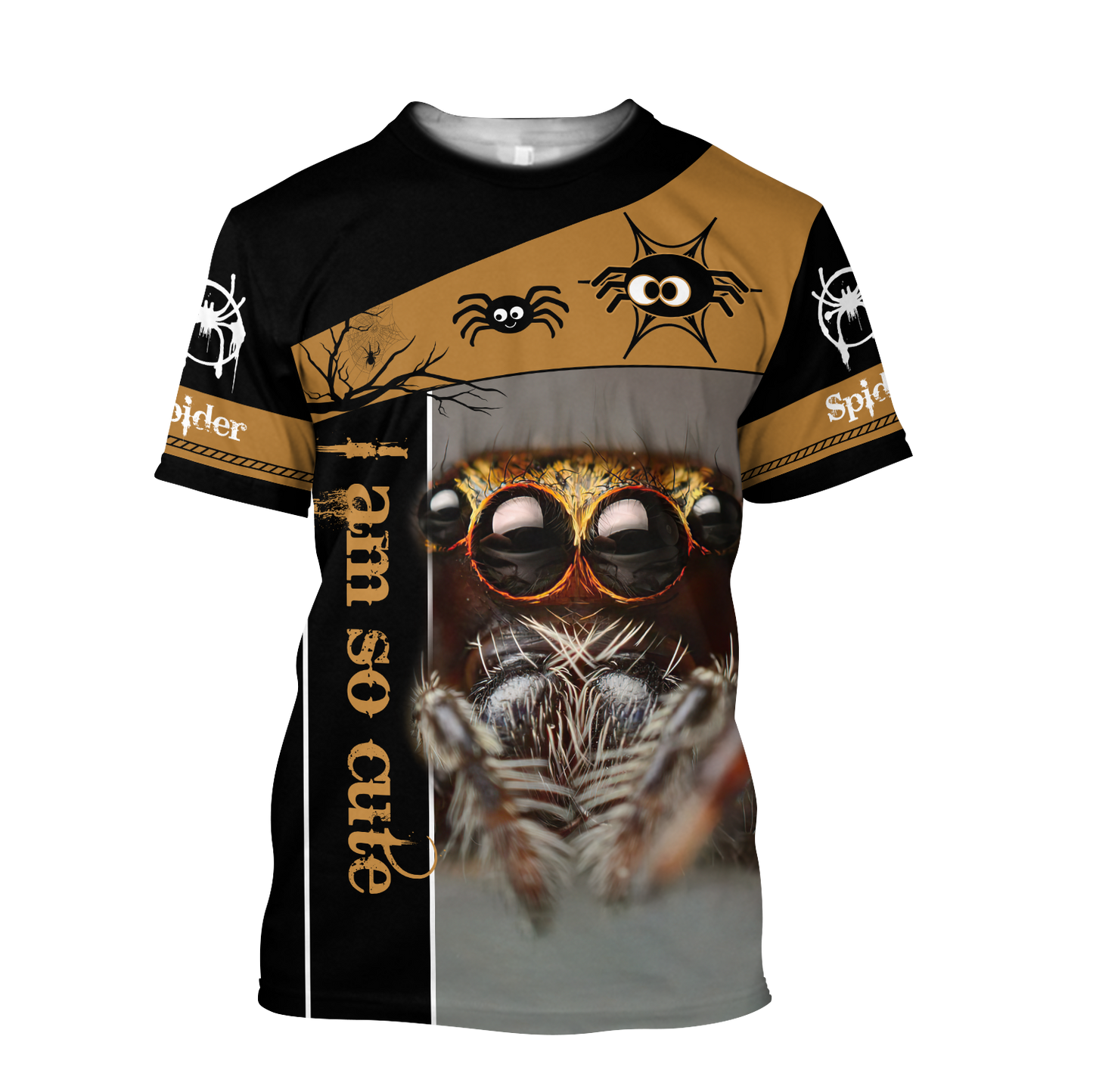 Spider Tarantula Cute 3D All Over Printed Premium Unisex Hoodie ML