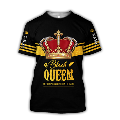 Custom Name XT Chess 3D Printed shirts NTN08052104
