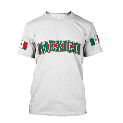 Persionalized name Mexico 3D All Over Printed Unisex Hoodie MH03052101
