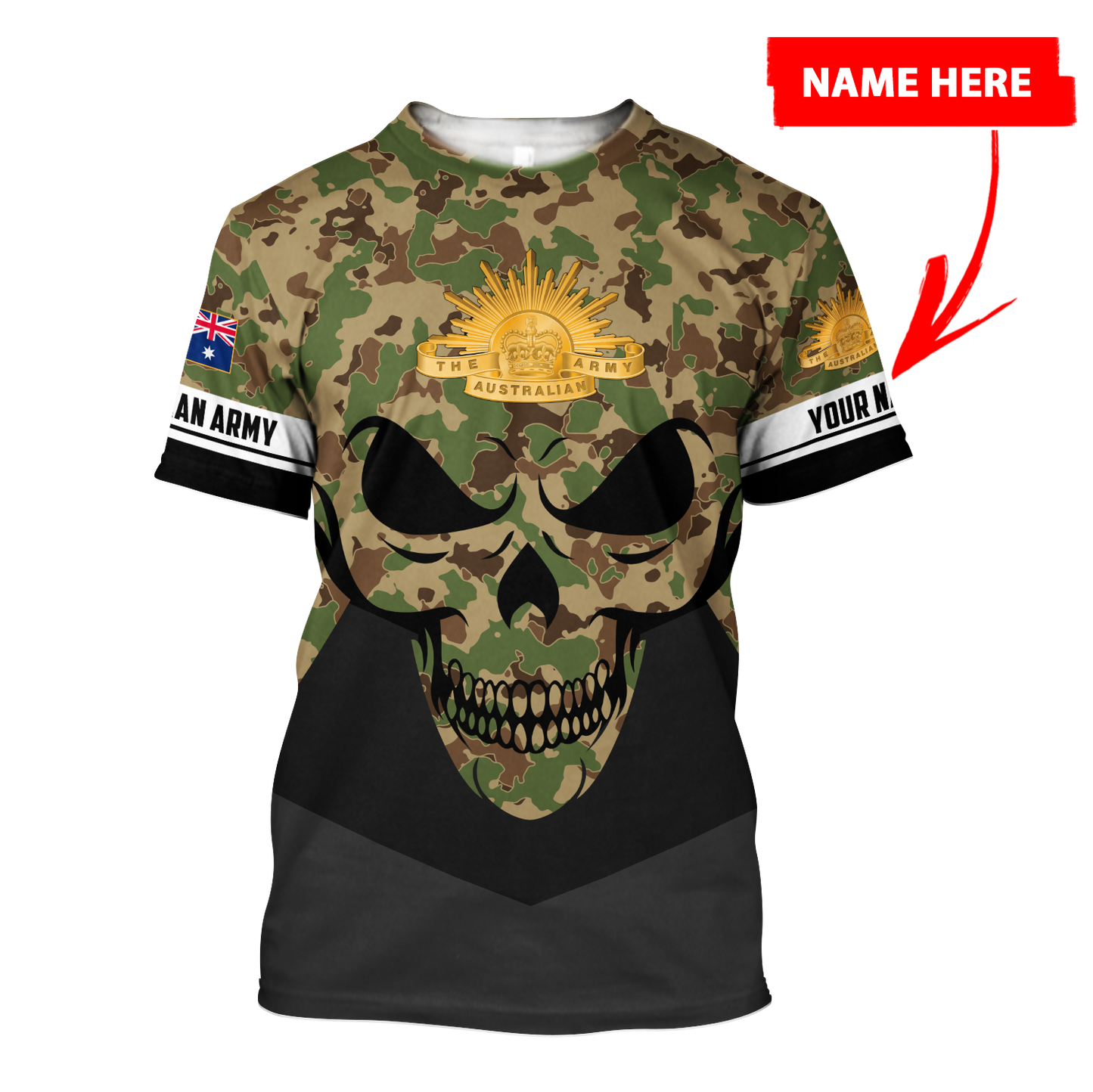 Persionalized Australian Army 3D All Over Printed Shirts 07032104.CTA
