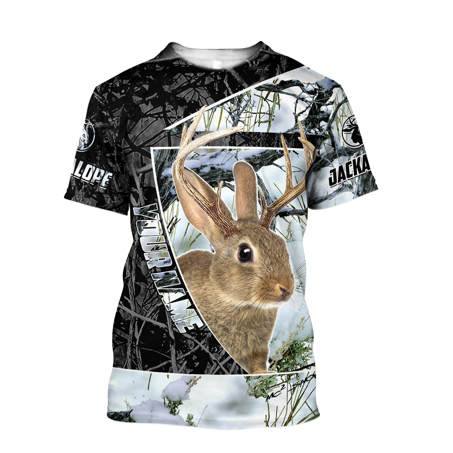 Premium Jackalope Customize 3D All Over Printed Unisex Shirts