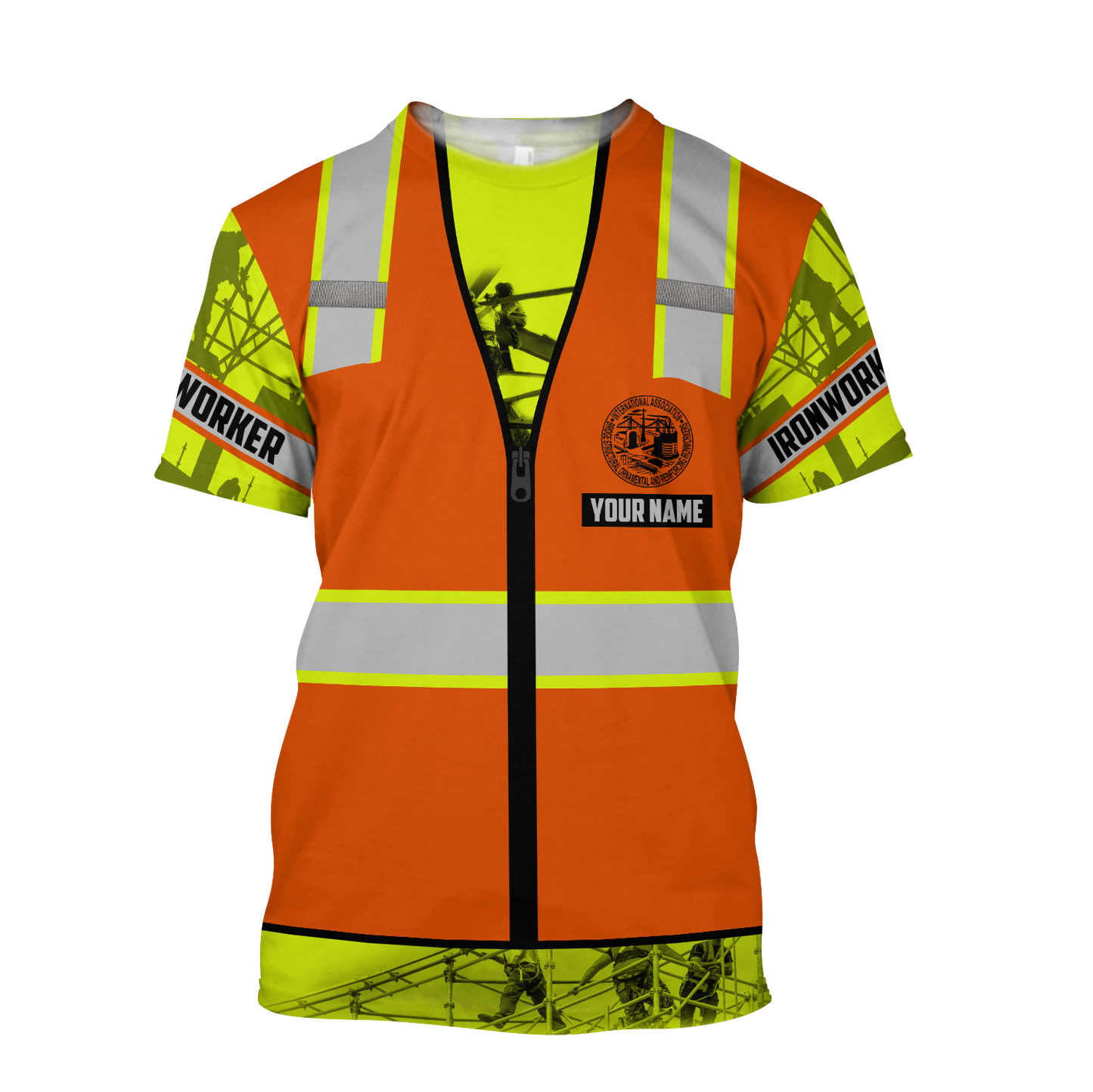 Personalized Ironworker Safety Just The Tip I Promise 3D Printed Unisex Shirts TN