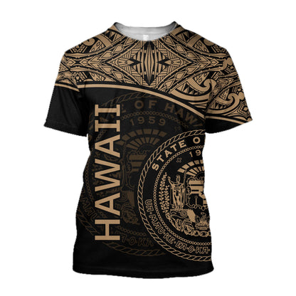 Hawaii 3D All Over Printed Unisex Shirts