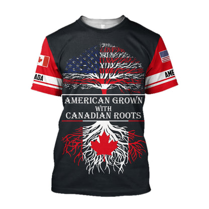 XT Canada Day 3D All Over Printed Shirts AM30032103