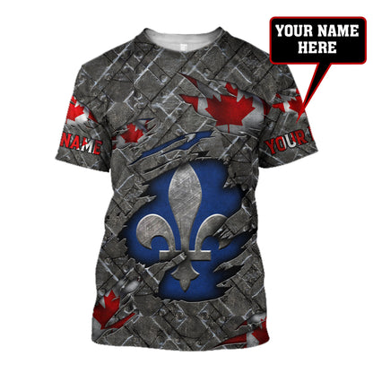 Custom Name XT Quebec 3D Printed Clothes