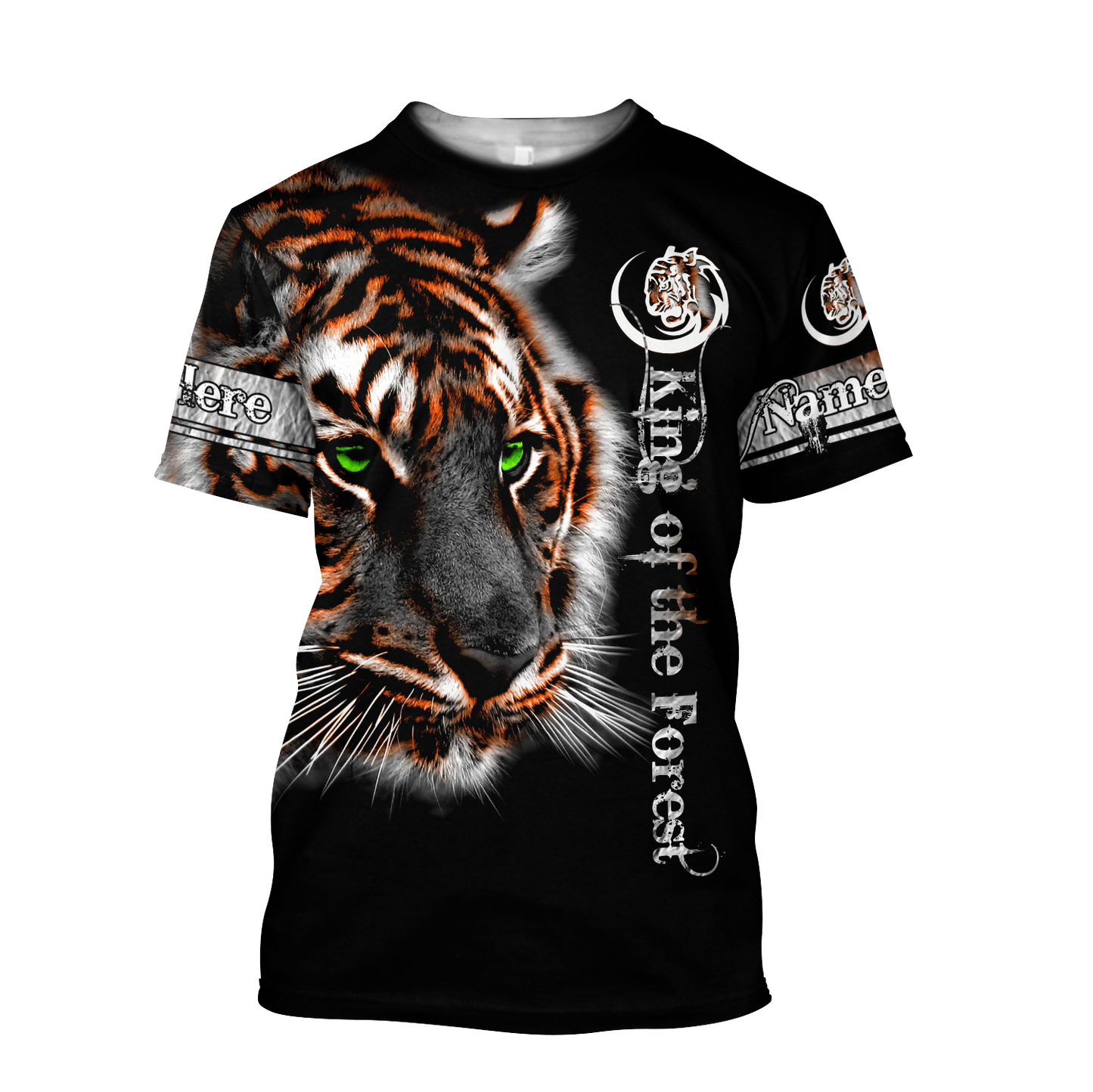 Personalized Name Tiger 3D All Over Printed Unisex Shirts