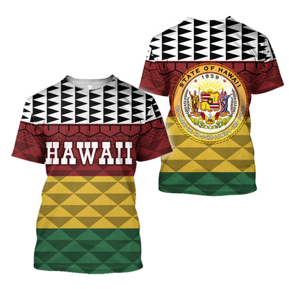 Hawaii 3D All Over Printed Unisex Shirts