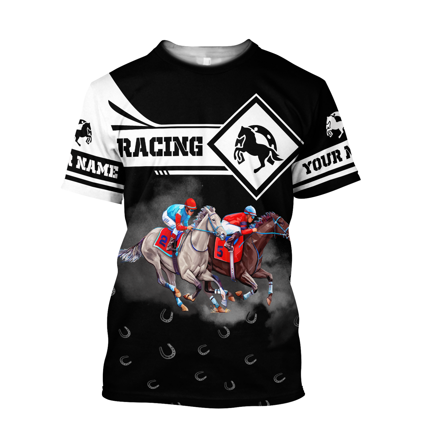 Personalized Horse Racing 3D All Over Printed Unisex Shirts