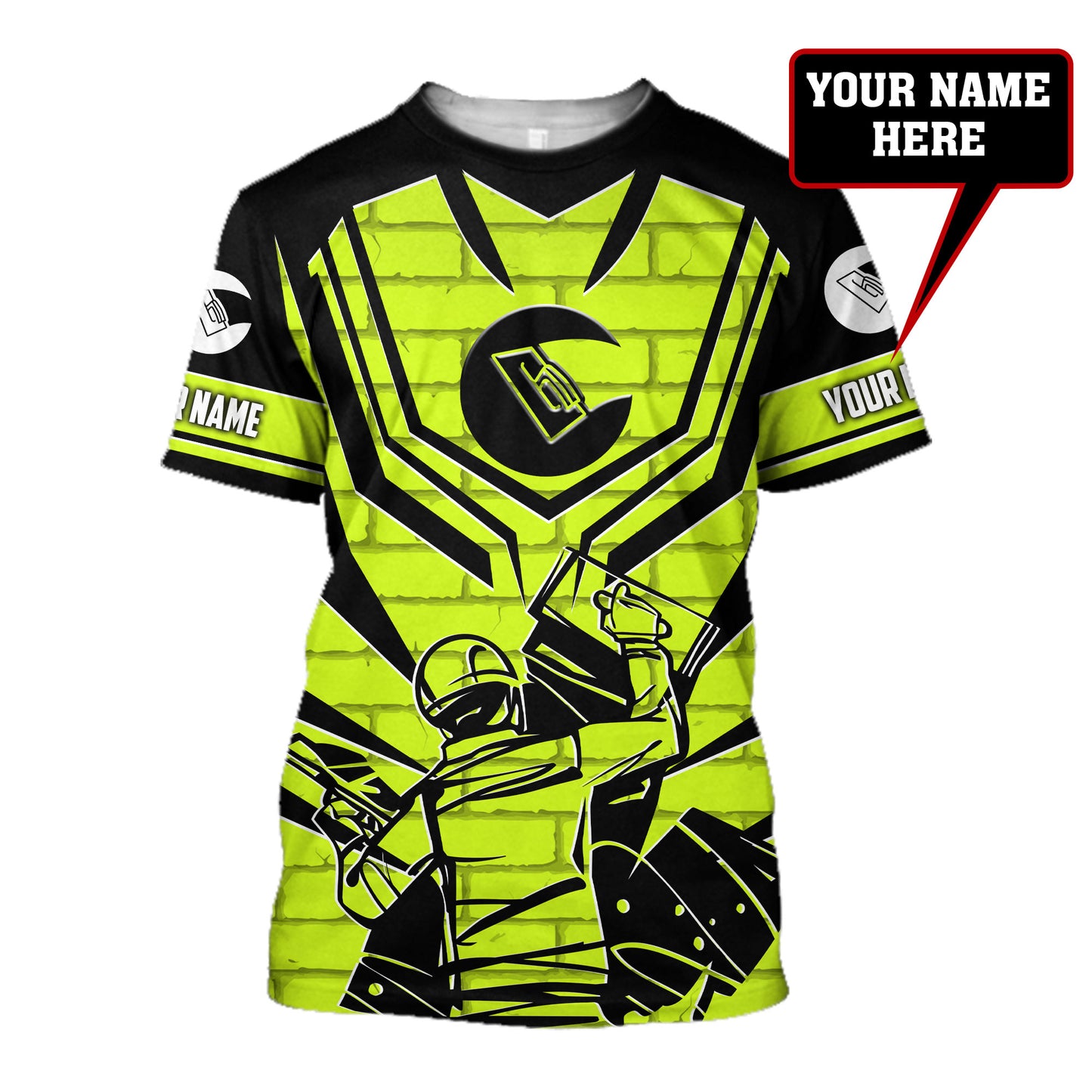 Personalized Name XT Plasterer 3D Printed Clothes AM26032102