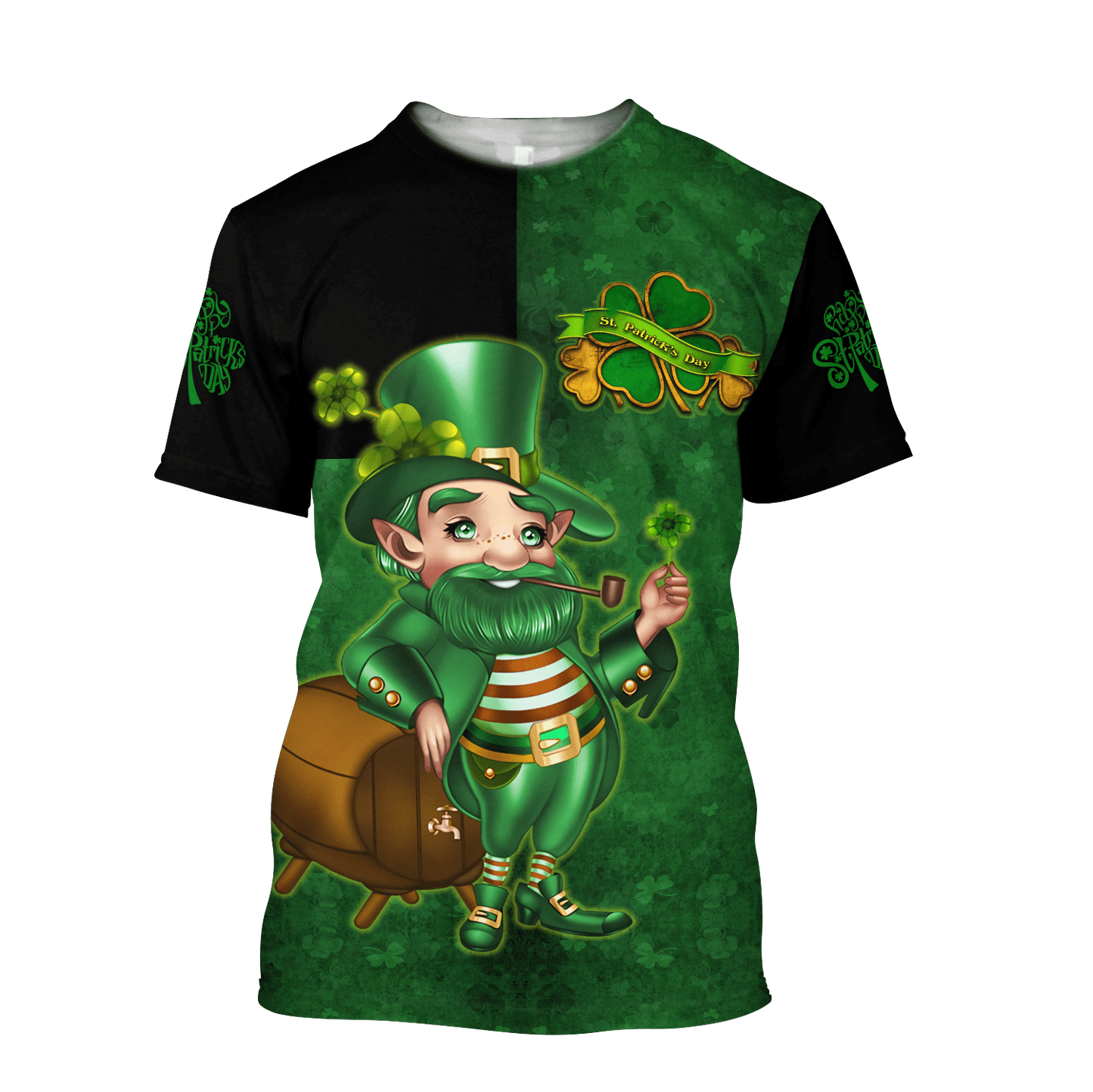 Irish 3D All Over Printed Unisex Shirts Saint Patrick's Day Shamrock