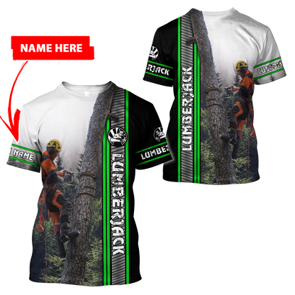 Premium Personalized Unisex 3D Printed Lumberjack Shirts MEI