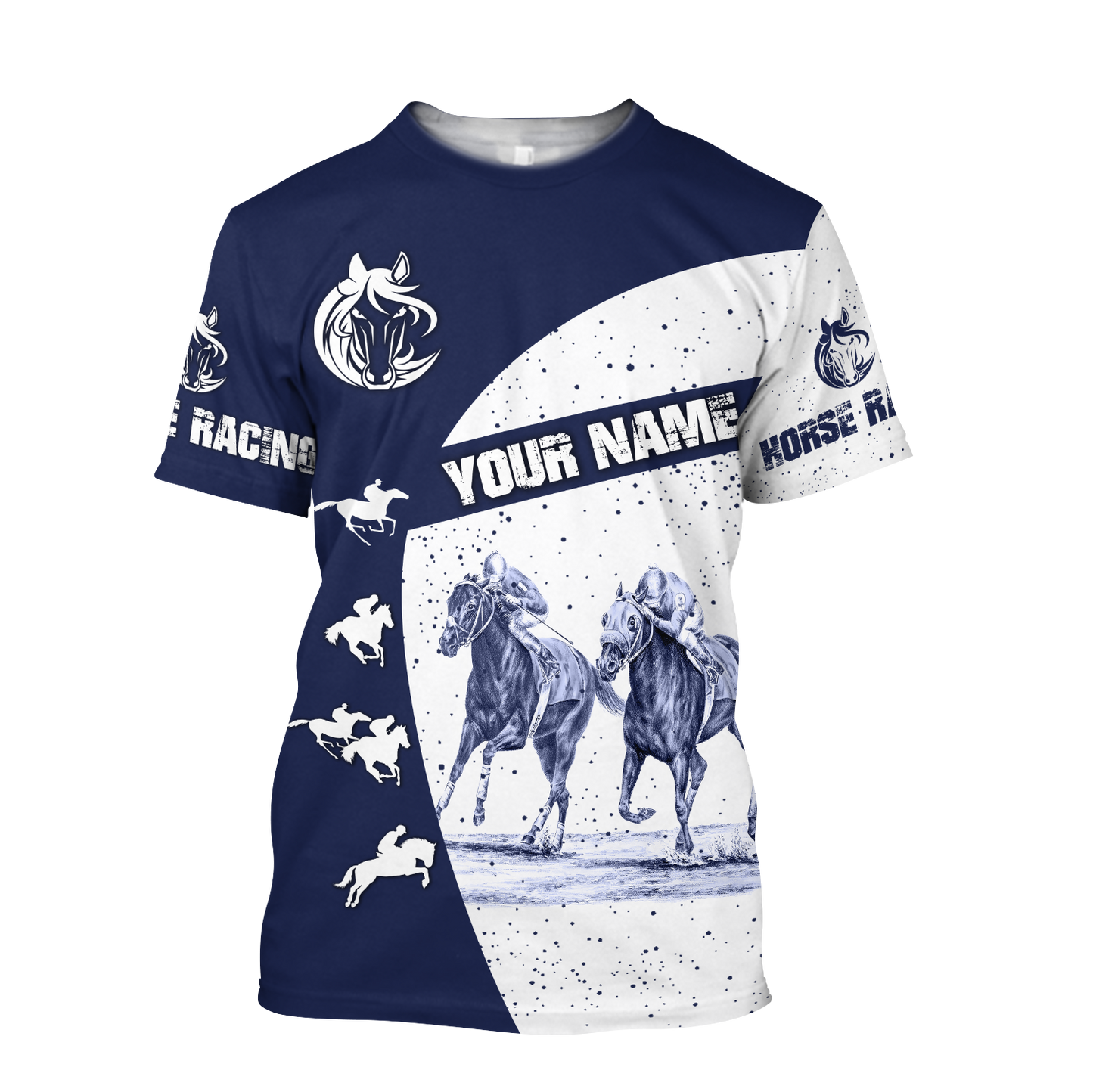 Personalized Horse Racing 3D All Over Printed Shirts For Men And Women TN