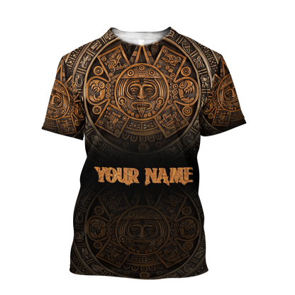 Aztec Mexican Customize 3D All Over Printed Shirts For Men And Women