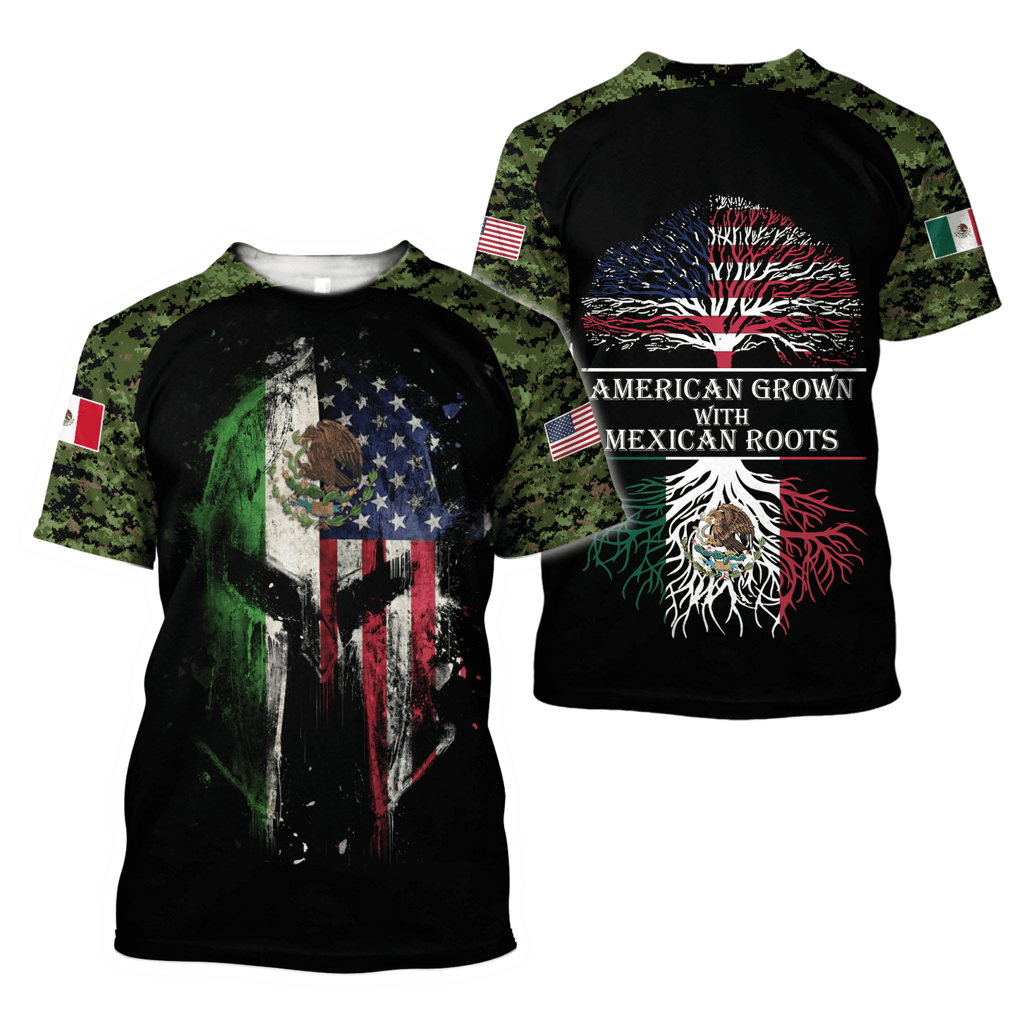 Mexican Groots 3D All Over Printed Unisex Shirts