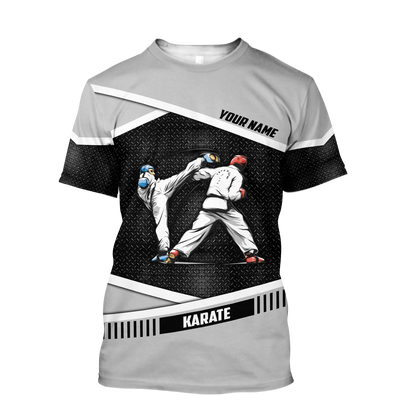 Customize Name Karate Fighting Hoodie For Men And Women MH11032105
