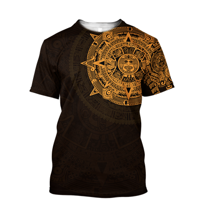 Premium Aztec Mexico 3D All Over Printed Shirts S1