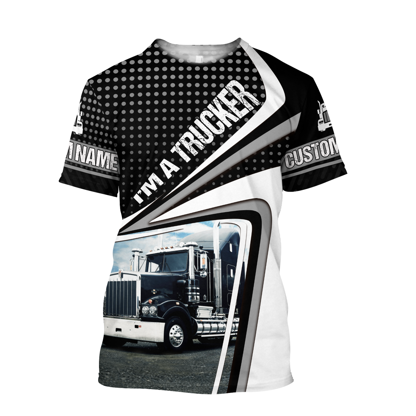 Premium Personalized Unisex All Over Printed Trucker Shirts MEI