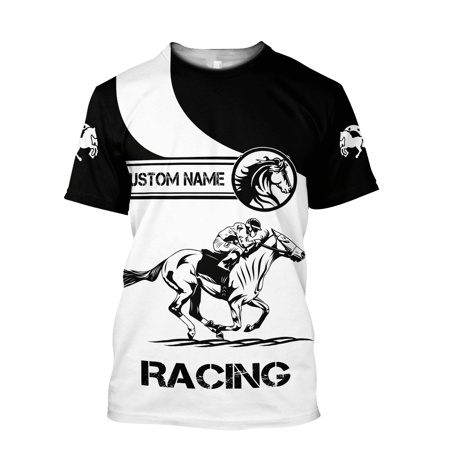Racing Horse 3D All Over Printed Unisex Shirts