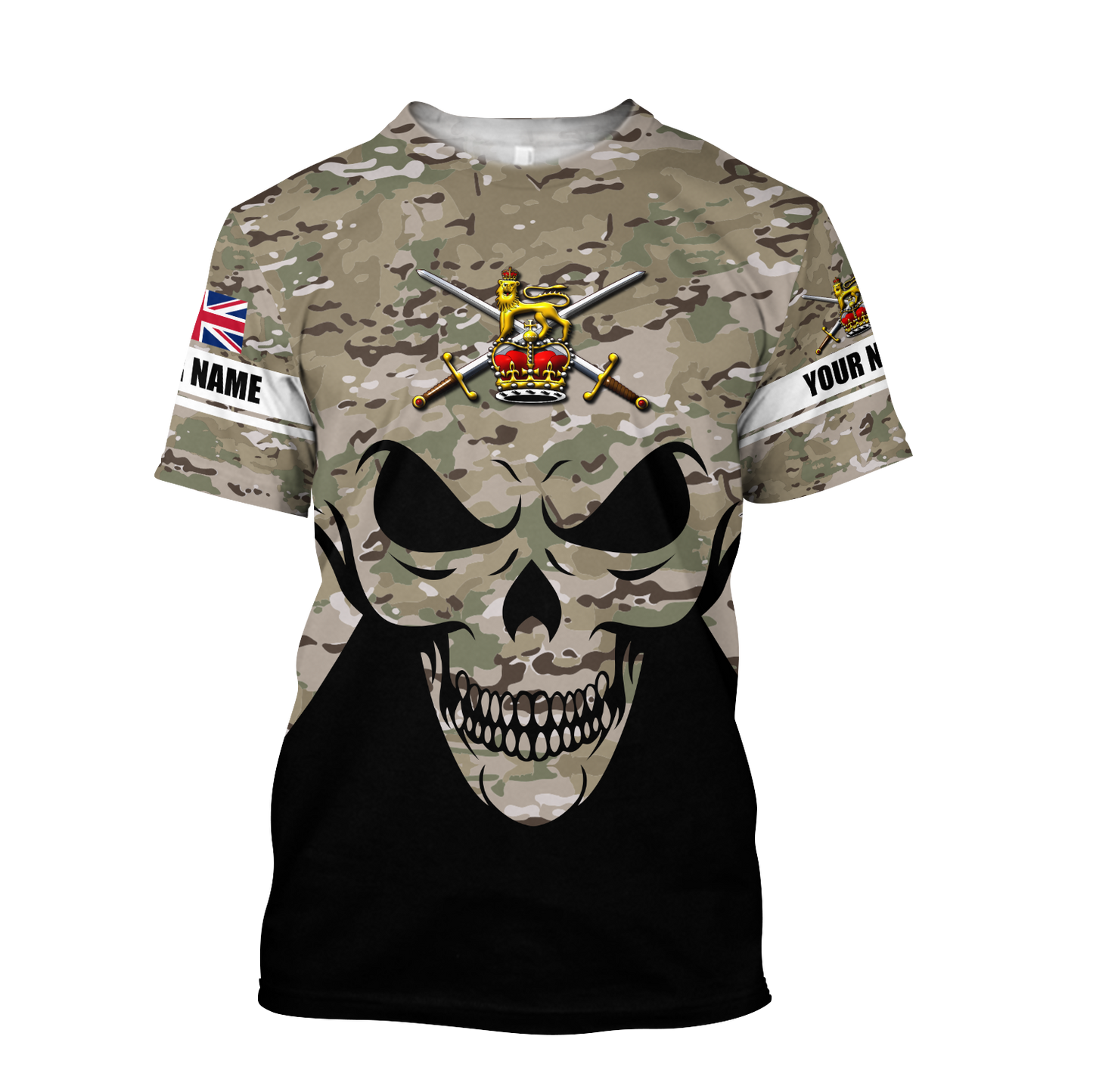 Personalized Name XT Bristish Veteran 3D Printed Clothes DA23032101