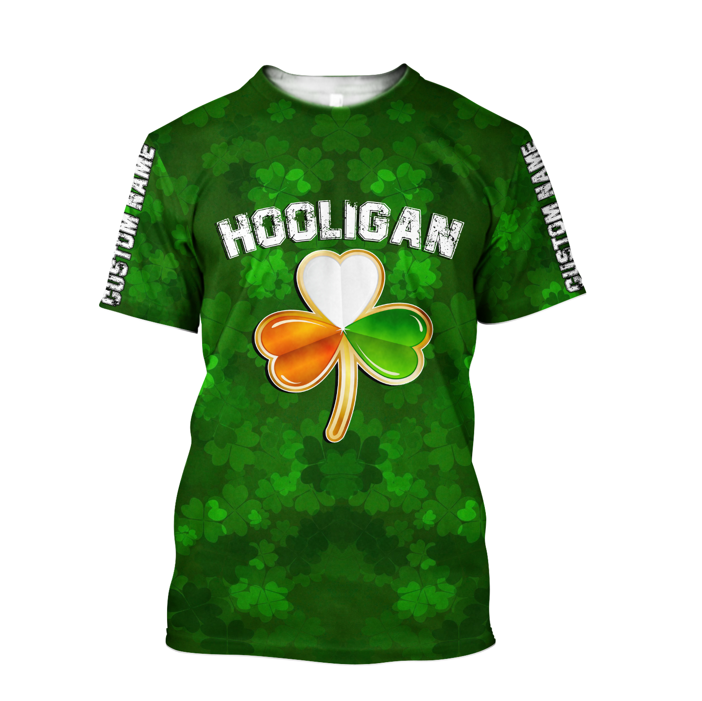 3D All Over Printed  Irish   St Patrick Day Unisex Shirts Custom Name XT