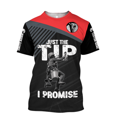 Premium Personalized 3D Printed Window Cleaner Shirts Just The Tip MEI