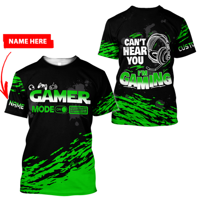Can't Hear You I'm Gaming Personalized Name PD29042101