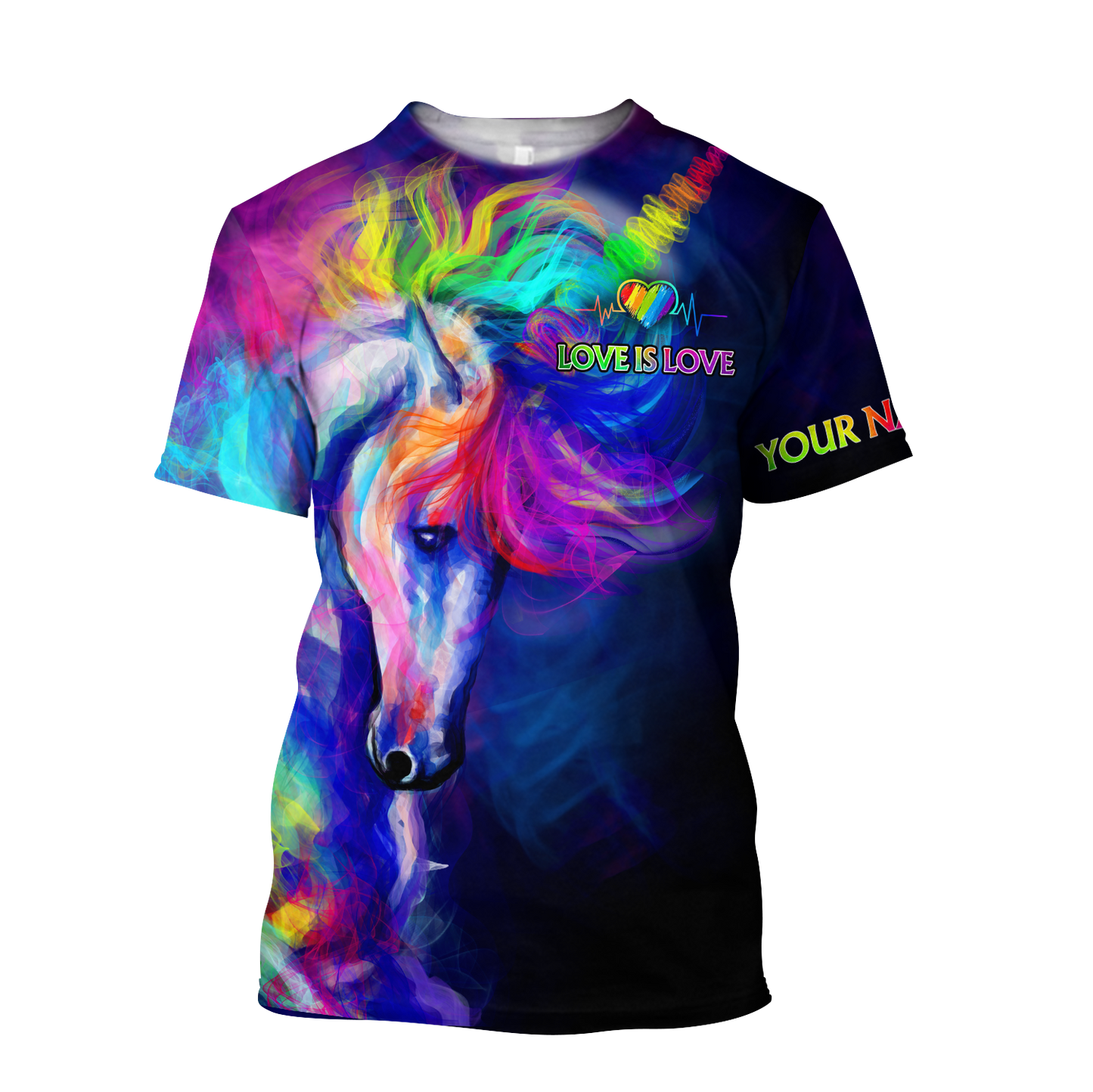 Custom Name XT Love is Love 3D Printed Shirt TNA31052102VH