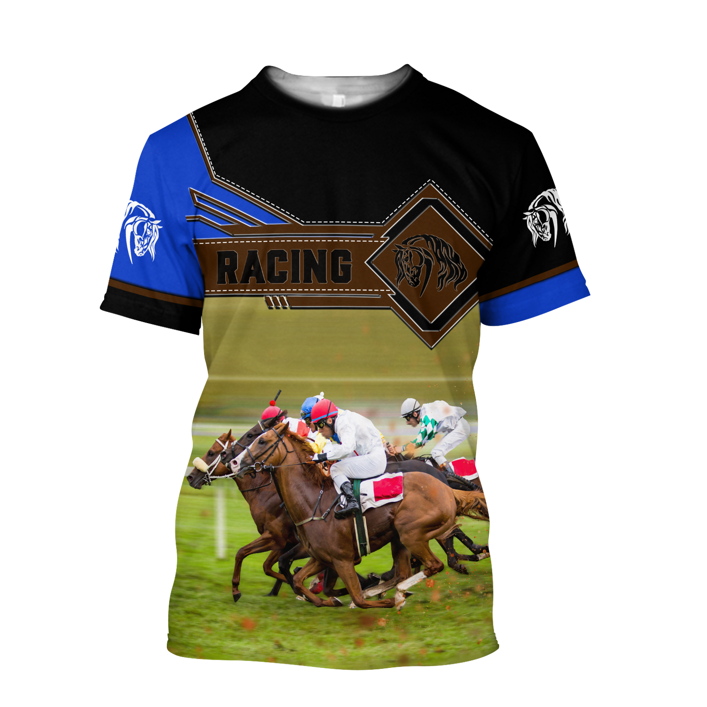 Horse Racing 3D All Over Printed Unisex Shirts