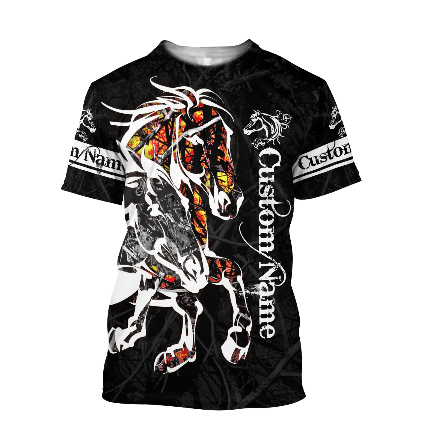 Personalized Name Horse 3D All Over Printed Shirts For Men and Women