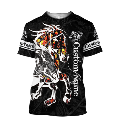 Personalized Name Horse 3D All Over Printed Shirts For Men and Women
