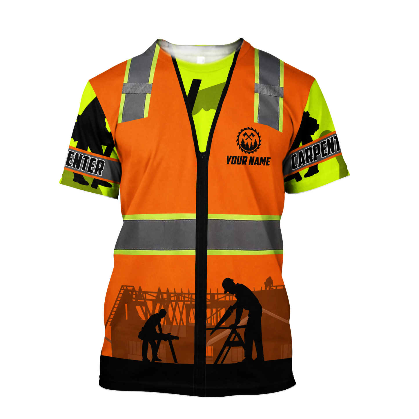 Premium Custom Name Carpenter 3D All Over Printed Unisex