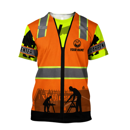 Premium Custom Name Carpenter 3D All Over Printed Unisex