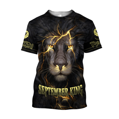 September Lion 3D All Over Printed Shirts Pi21012109