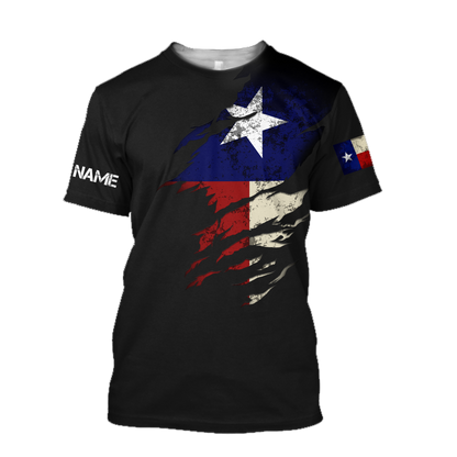 Thin Blue Line apparel Texas Law Enforcement custom name design 3d print shirts