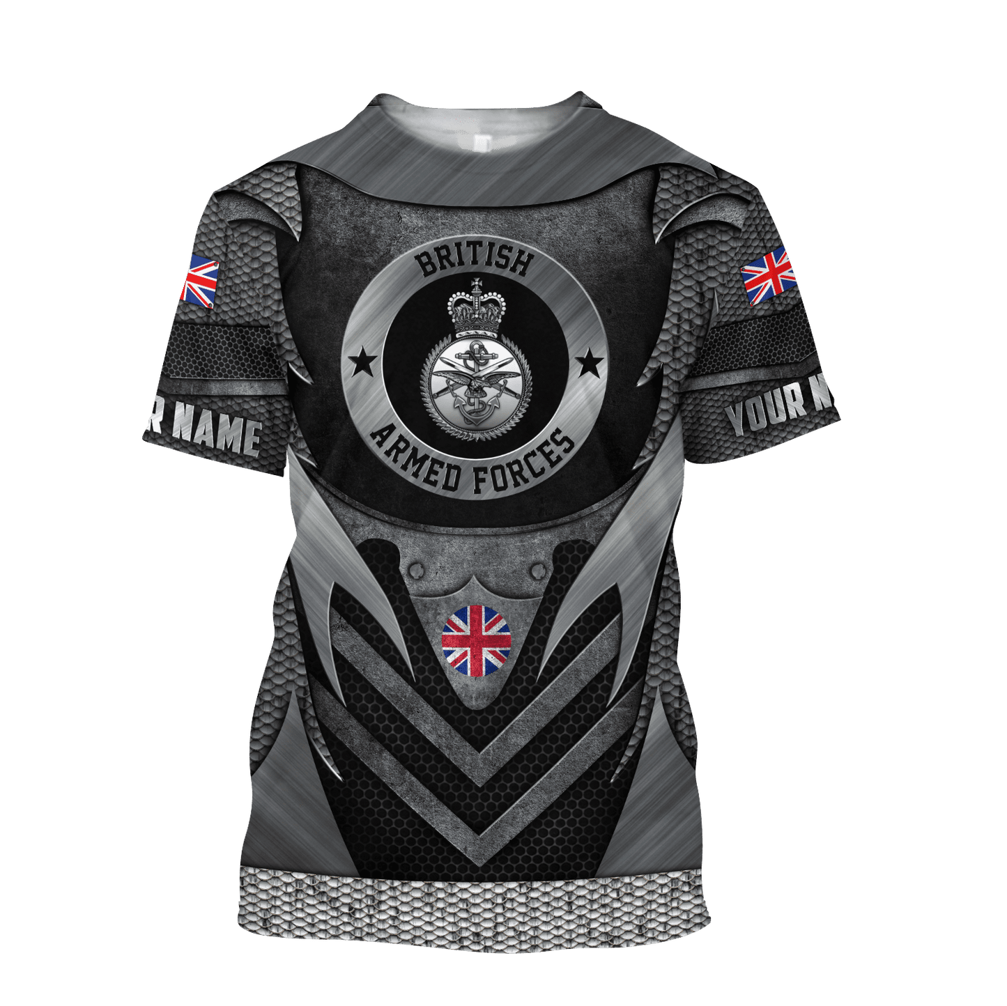 Custom Name XT British Armed Forces 3D Printed Clothes HHT07042103