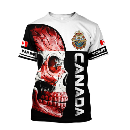 Personalized Name XT Canadian Veteran Armed Forces 3D Printed Shirts SN31032105
