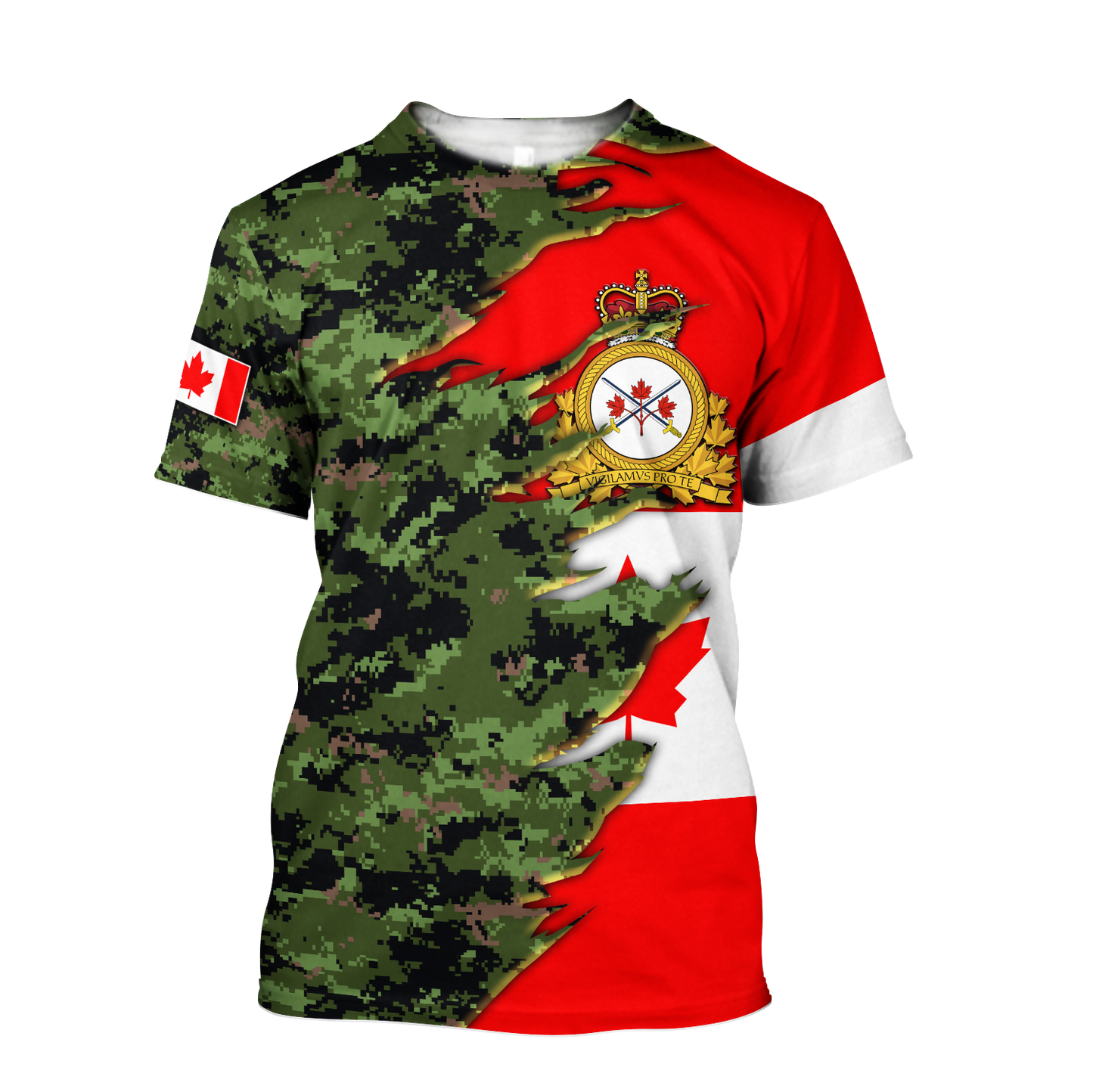 Canadian Army Veteran 3D All Over Printed Shirts MH13032103.S1