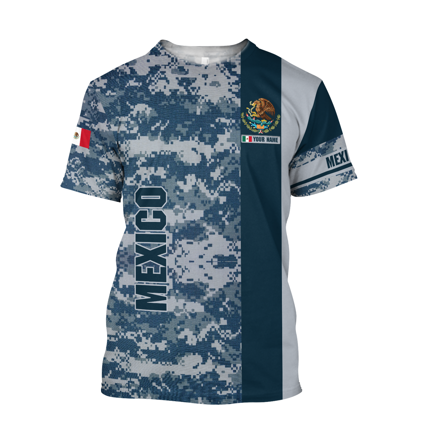 Personalized Mexico 3D All Over Printed Unisex Shirts