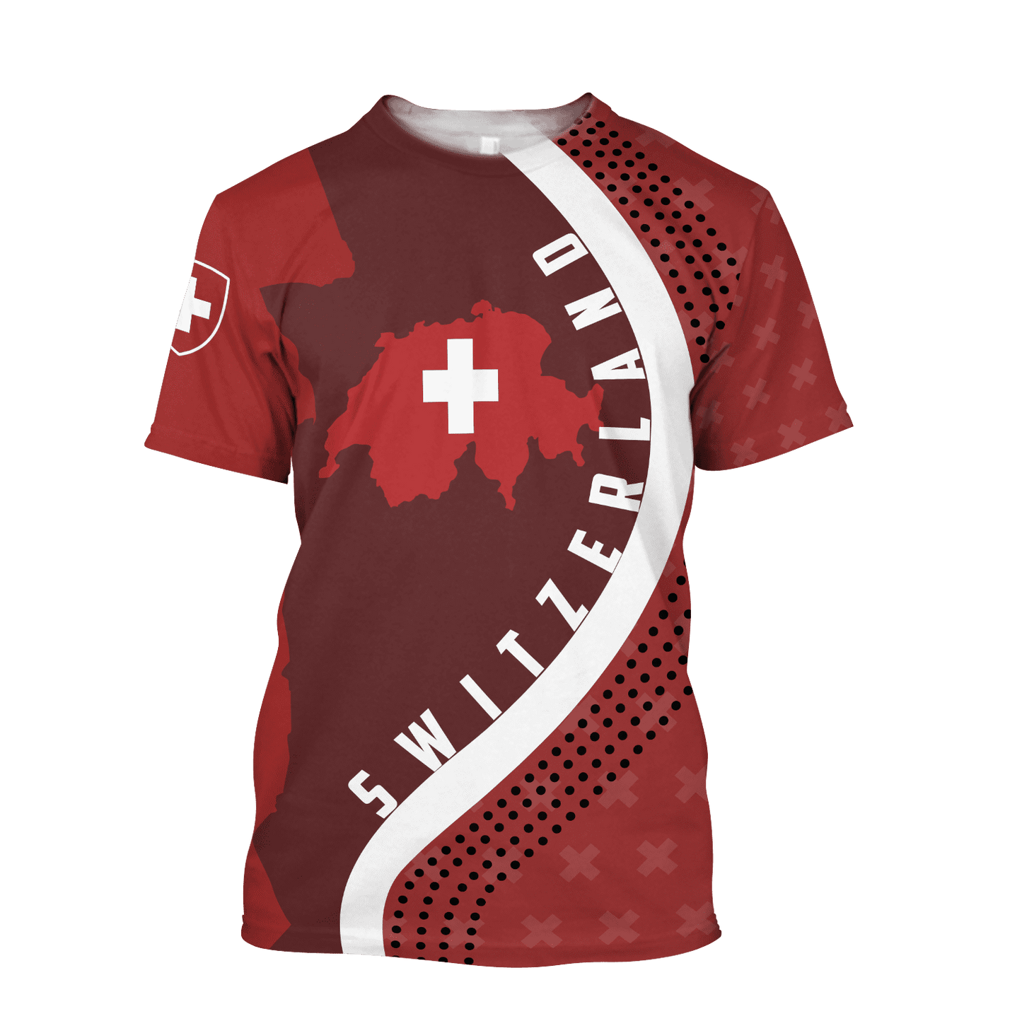 Switzerland 3D All Over Printed Unisex Shirts