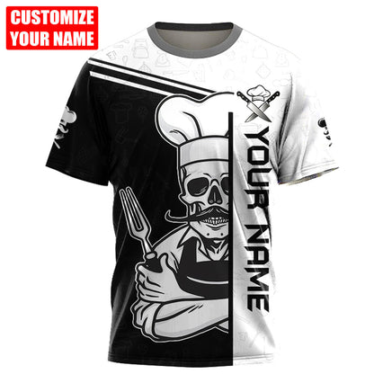Custom Name Master Chef 3D All Over Printed Unisex Shirts